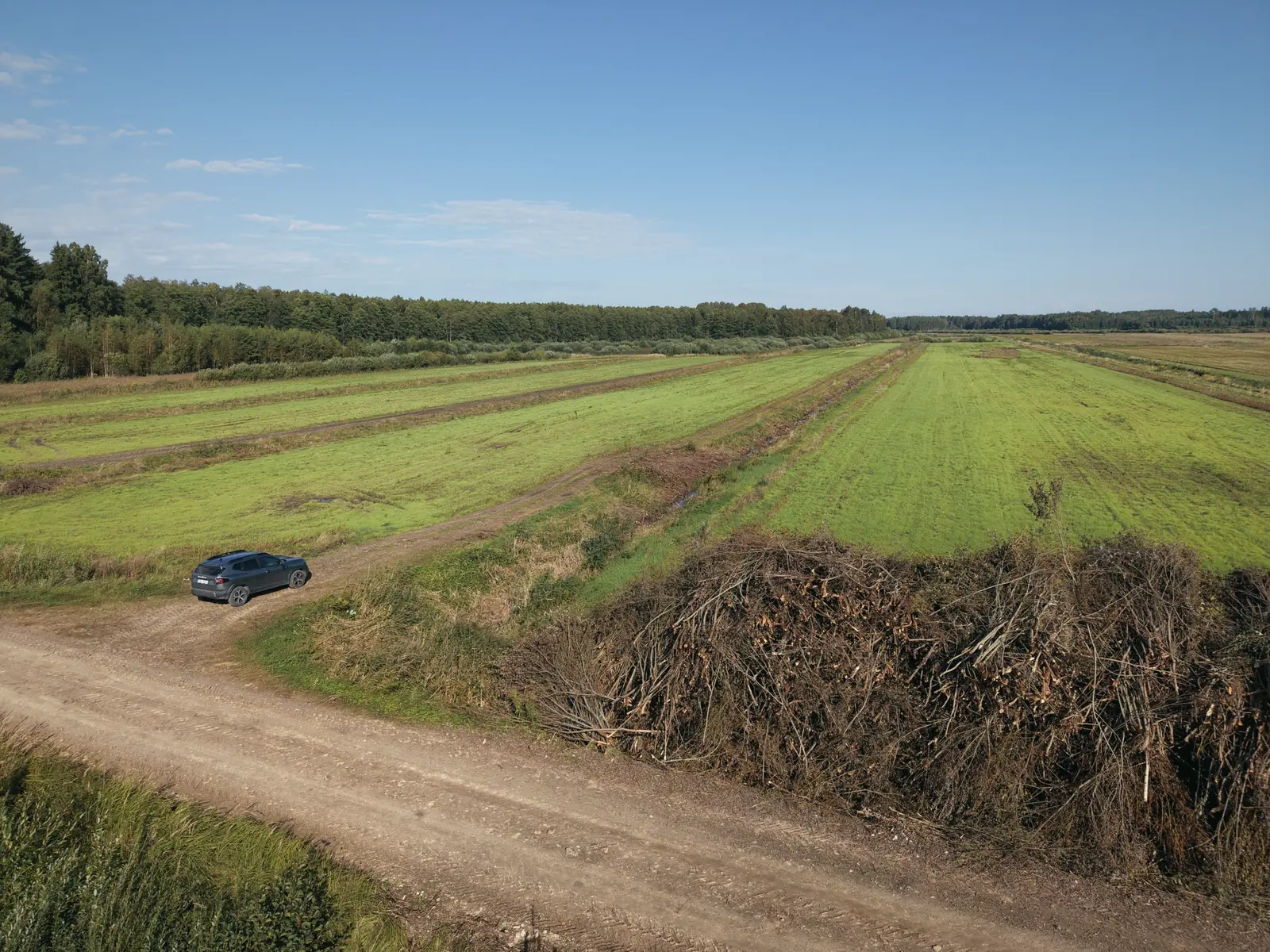 Atbrīvota lauksaimniecības zeme un savākts apaugums – foto 3